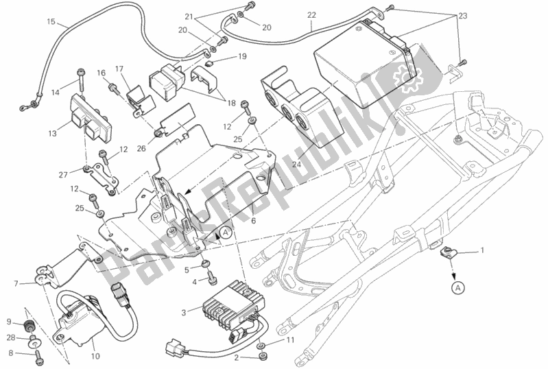Tutte le parti per il Batteria del Ducati Streetfighter S 1100 2013